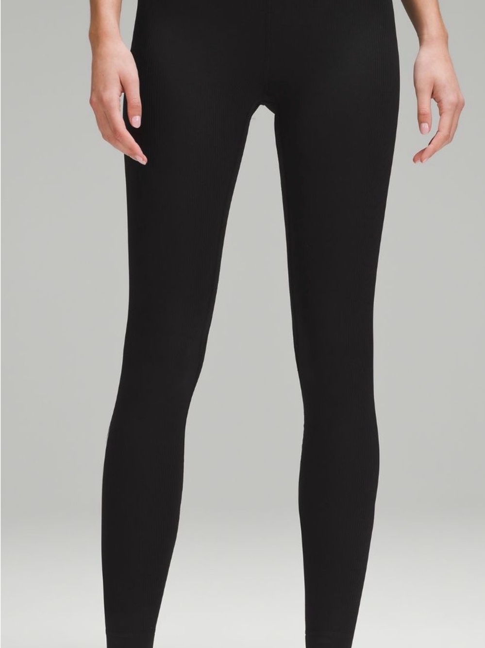 Lululemon Align 28” Black Women's Ribbed Leggings